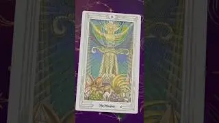 What secret symbols did Aleister Crowley hide on the Tarot Priestess card? #tarot #story #shorts