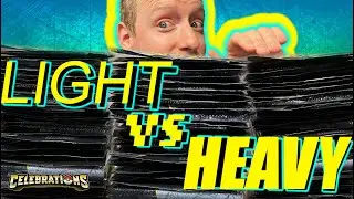 LIGHT PACKS VS HEAVY PACKS OF CELEBRATION *Pok&eacute;mon Card Opening*