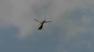 A pretty suprising AS350/H125 Helicopter flyover!