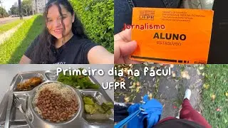 PRIMEIRO DIA DE AULA NA FACULDADE + VIAGEM | UFPR - JORNALISMO