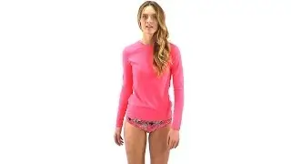Body Glove Women's Smoothies Fitted L/S Rashguard | SwimOutlet.com