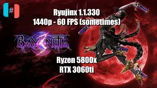 Bayonetta 3 - Ryujinx 1.1.330 - 1440p 60 FPS Gameplay