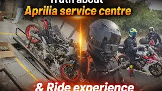 Vlog no - 34 . Truth about the Aprilia service centre & my ride experience.