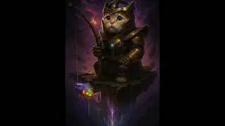 &ldquo;Thanos Cat: The Fish Must Choose Its Fate 🟣🐟&rdquo;