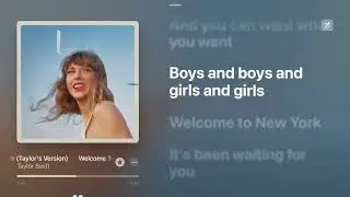 Welcome To New York (Taylor’s Version) [Karaoke Version] — Taylor Swift