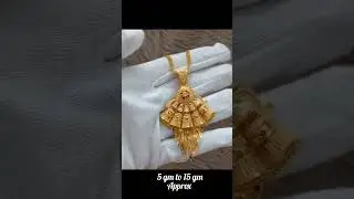 Gold pendant set designs with earrings 2025 | latest gold locket set design 2025 | gold kitty set