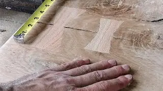 Live Edge Slab Bowtie Mortise  retail countertop