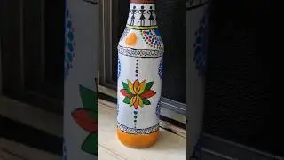 Turned a simple glass bottle into a piece of art.Creativity makes everything beautiful #creativity