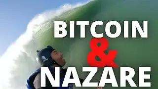 Talking Bitcoin While Surfing Nazare