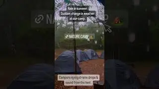 Our Chennai camp right now #camping #nature #camp #check www.Exoticamp.com