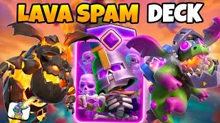 This Evo Inferno Dragon Skarmy Lavahound Spam Deck is BUSTED...