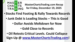 Dec 19, 2025 Stocks Stabilize Near Records as Junk Debt Leads, Gold Near Highs | Oil Tipping Point