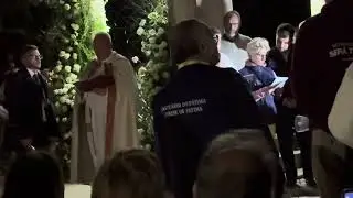 Procession in Fatima Portugal we end in the place where the Virgin Mary appears to Three kids