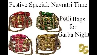 #styloshipra | #flipkartHaul | #amazonhaul | #potlibagshaul | Rajasthani Silk Potli Bag Potli