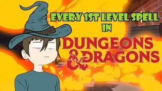 EVERY 1ST LEVEL SPELL IN DND (In Like 20 Minutes)