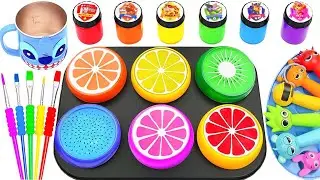 Satisfying Video | How to Make Slime Fruit Box 🌈 Mixing Paw Patrol Colors | Cut Sprunki Candy ASMR