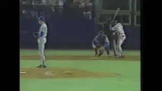 LAD@NYM: Mookie Wilson&rsquo;s bunt single, Mazzilli scores on a throwing error (1987)