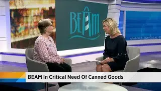A local food pantry in need of canned goods