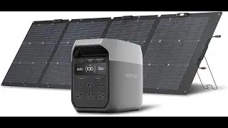 Review: EF ECOFLOW DELTA 3 Solar Generator - 1024Wh, 1800W AC & Fast Charging