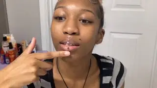 Changing My Jestrum & Vertical labret Piercings (pink and black jewelry) !