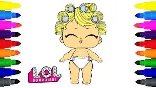 L.O.L Surprise Doll Series 4 Lil Goo Goo Queen Coloring Pages