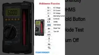 Digital multimeter explained ☺️. How it Works for Beginners #electronic #digitalmultimeter