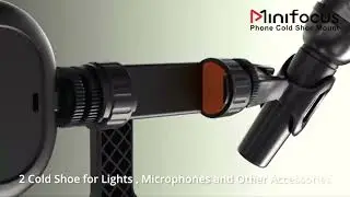 Camera Hot Shoe 360&Acirc;&deg;Rotatable Phone Mount Holder Tripod With Cold Shoe For Mic Light - Buy now