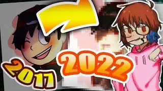 RE-DIBUJANDO MI PROPIO DIBUJO DE 2017 A 2022!!! #25 | Karen Relamp