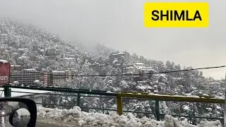 Heavy Snowfall in Shimla IShimla Snowfall @Vasu_Dalal