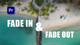 fade in & out video in premiere pro