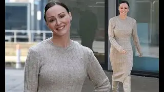 Chanelle Hayes shows off the results of her incredible 9st weight loss in a figure-hugging beige mid