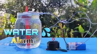 Homemade Water Alarm | Simple Water Detector Using Buzzer 🔔 | DIY Science Project