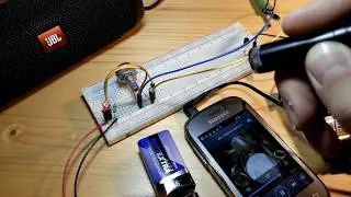 Audio transmitting using a laser