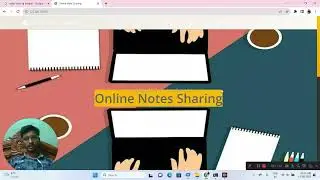 online Notes Sharing Project with Code