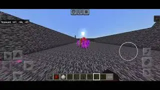the words of the enderman golem on the asphalt