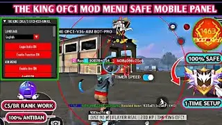 THE KING OFC1 MOD MENU SAFE MOBILE PANNEL #hack #pannel 