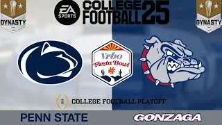 CFBl 25 - Gonzaga Dynasty - S5:Ep75 - Fiesta Bowl - #2 Penn State (13-1) Vs. #1 Gonzaga (13-1)