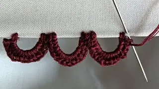 Needal Lace Border |Randa Hand Embroidery Latest design|sui Dhaga se ખૂબ સુંદર લેસ બનાવો|ZiyaFashion