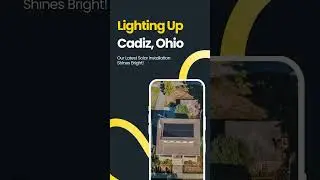Residential Solar Power Installation in Cadiz, Ohio by YellowLite #inspiringtomorrow  #solarenergy