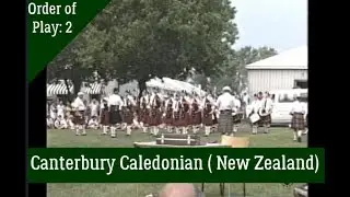 Canterbury Caledonian Pipe Band (NZ) at Maxville 1988: Grade 1 Medley Performance