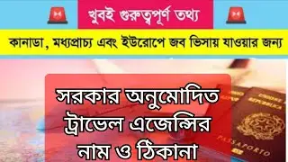 দেশের সেরা ১৫ টি এজেন্সি ইউরোপ যাওয়ার জন্য|Best travel agencies Bangladesh |Europe visa|NCB TV|