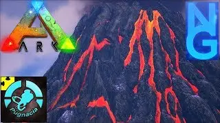 ARK: Survival Evolved Volcano Pugnacia-Steampunk grind  S1 episode 5- Road to 100 subs