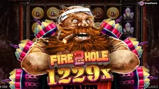 BIG WIN!!  Fire in the Hole 2 - 1229x! STORGEVINST