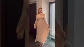 Timeless Beige Satin Dress: Effortless Elegance