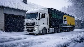 MAN TGX EURO-6 XLX 520 Joensuu➡️ Oulu ets2. Enjoy watching🚛❄️😊