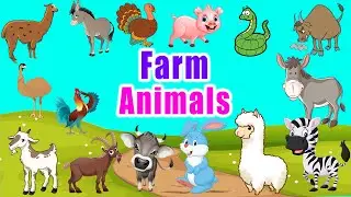 ABC Farm Animals AT44 | Farm Animals for Toddlers | LittleKidsTV