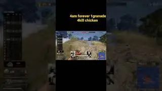 4am forever 1granade 4kill moment in pgis pubg|#shorts