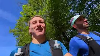 On a Couru l'UltraTrail de Grand Colombier (80km 3300d+) avec Romain!