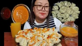 CHICKEN MO:MOMO MUKBANG ||EATING SHOW ||