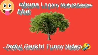 Jadui Darkht 🤣 funny video chuna lagany Waly ki Pitai hu 🤣